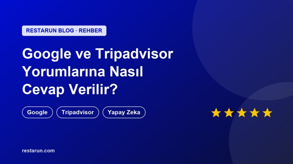 Google ve Tripadvisor yorumlarına nasıl cevap verilir rehberi kapak görseli