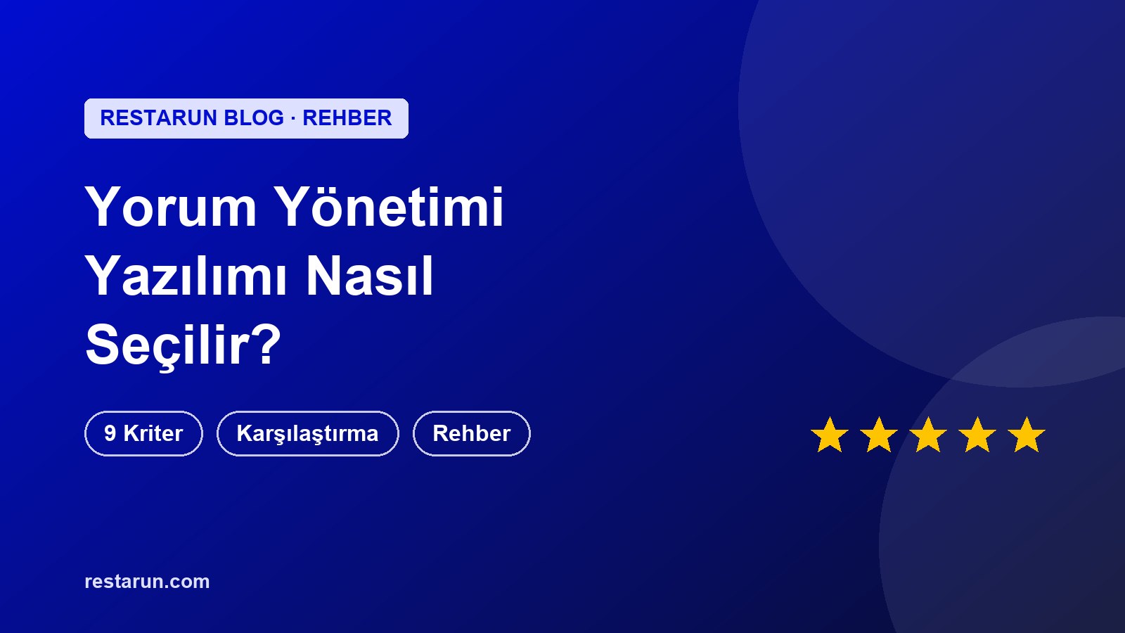 Yorum Yönetimi Yazılımı Nasıl Seçilir? 9 Kritik Kriter kapak görseli